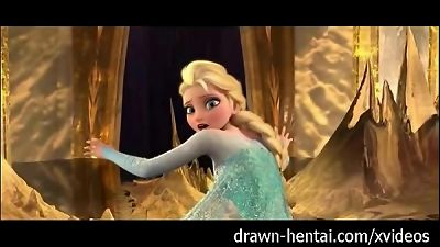 Frozen manga - Elsa's wet desire