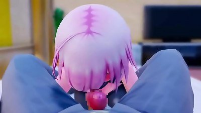 ã€ŒMashu providing the supreme Succã€by kaotaro12 [FATE MMD Hentai]