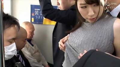 nympho korean mommy cheats on her sick husband harassed on metro