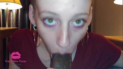 Desegregation II - big black cock lives in Irish Girl's gullet