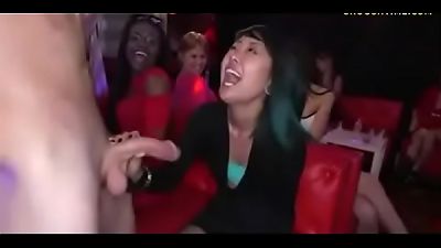 highly happy asian girl Give an awesome blowjob For a huge manstick male Striper