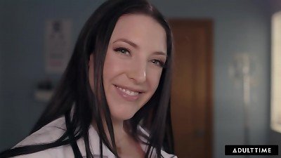 ASMR fantasy - full body physical exam With cougar physician Angela White! Spanish Subtitles - pov