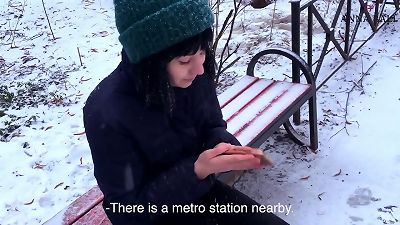 I Helped the stranger to scorching up, drank all my jizm