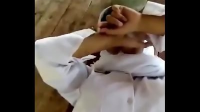 Indian college dame hard smash in class apartment