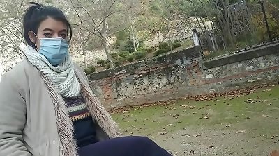 OUTDOOR blowjob IN THE PARK NEAR NEIGHTBOORS