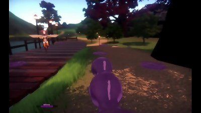 MonsterGirl Island [Monthly hentai game choice] Ep.15 Finaly getting a muddy handjob from that purple tramp