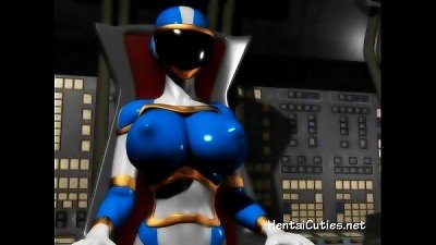 manga porn tart in spectacular latex suit