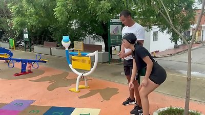 I play with a strange guy in the park on the little vapid and we end up at his stepfathers' house ravaging with his meaty tastey penis.