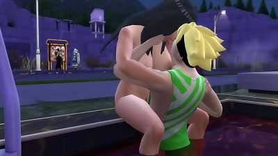 Boruto porno Cap two Boruto went to the pool with hinata to help her swim hinata seduces her own son gives him oral romp she finishes up nailing him in and out of the pool