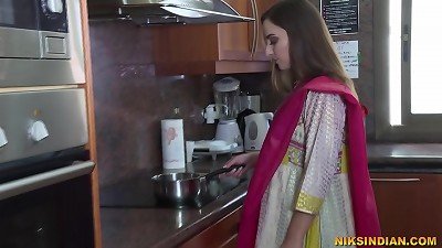 freshly married Indian bhabhi strips her salwar and loses her purity with devar ji