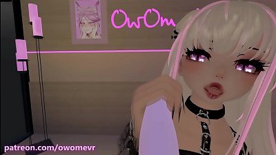 jizz for Me! - gentle femdom JOI ️ intense Moaning, Edging, point of view facesitting [VRchat Erp, 3 dimensional Hentai]