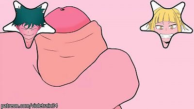 Deku drains then plows Himiko Toga