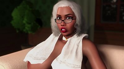 Backing up that gigantic ebony ass after church