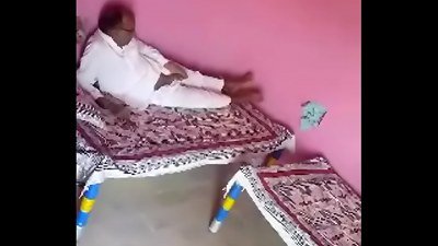 Desi Rajsthani Uncle pummeling honey