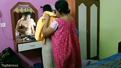 Indian red-hot mummy bhabhi impressive xxx sex! Hindi new webseries viral hump