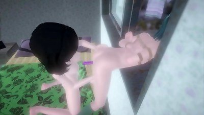 manga sista making her brutha her pet