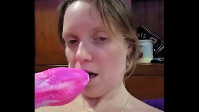 dirty talking wife jizzes twice with big spray while vid sexing