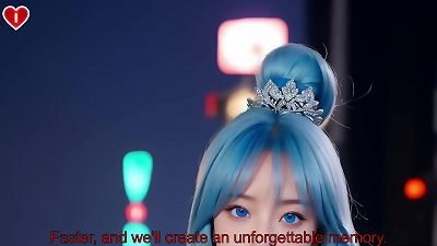 [ONLY naked FANSERVICE] Aqua Waifu From Konosuba Night Tokyo   screw Her meaty arse date pov - Uncensored Hyper-Realistic hentai Joi, With Auto Sounds, AI [PROMO VIDEO]