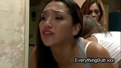 3 lesbians ass-fuck fuck and knuckle