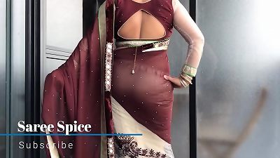 Indian maid saree wearing mms.Join me on Patreon and support me use this link : https://www.patreon.com/sareespice