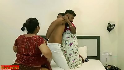 Indian Bengali housewife and her sis super-steamy amateur three way lovemaking ! With dirty audio