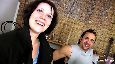 Real inexperienced casting romp for adorable college female Clarysse