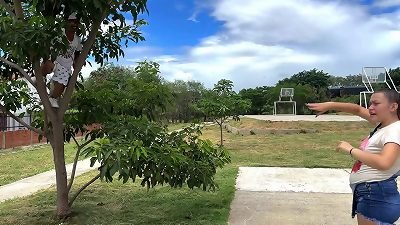 I observe a tiny dwarf railing in a tree eyeing me workout and he invites me to his apartment to nail me until he spunks inside me and finishes in my taut ass.