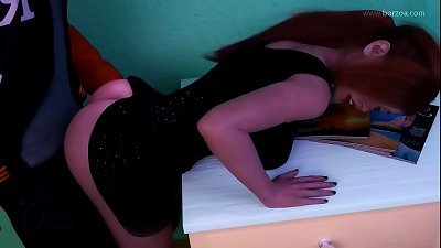 She dreamed to make his man-meat dry in school yeard. But her school disturb there and make a "who has fatter tits" contest before his erected 8-inch dick. [Being a DIK - Sage 4]