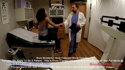 timid mixed cutie Yasmine woods gynecology exam took hold of On Hidden Cameras by medic Tampa EXCLUSIVELY @GirlsGoneGynoCom