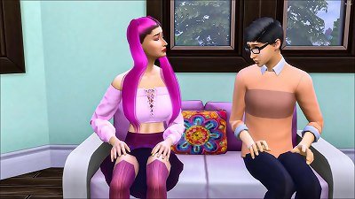 teenage lady plumbs With Her virgin Classmate To Help Her With The exam