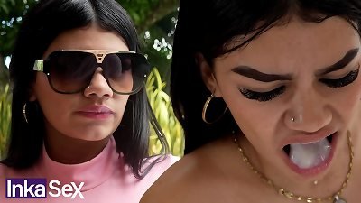 young Colombian chick doesn't like wad and concludes up drinking it with disgust