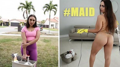 BANGBROS - My dirty Maid Lily Hall plows For Money