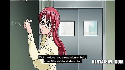 lesbian schoolteacher Uses Magic To please Her teen coed - anime porn With English victim