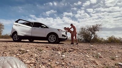 Pulled Over & Had hookup in the Desert