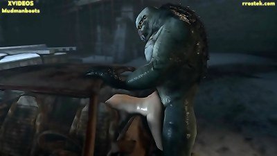 Zoe Baker screwed in a rusty car by Monster