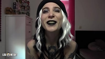 Used as a male whore in a queer parking spot (German) Lou Nesbit, Lia Louise