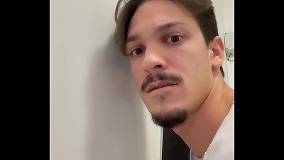 I discover my mate with his gf and join them